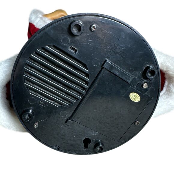 Vintage 17” Young Lady Mrs Claus Caroler Candle NOT WORKING Animated Sound - Picture 9 of 11